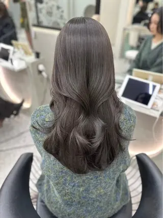 ミディアム カラー ヘアアレンジ 【博多髪質改善】 吉村 清志のヘアスタイル