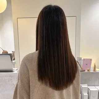 ロング 安西 香利奈のヘアスタイル