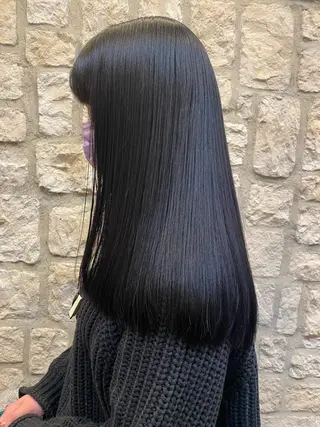 ロング カラー ブリーチカラー⸜♡⸝ クルミ🐍のヘアスタイル