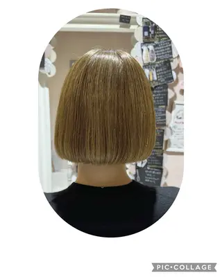 ミディアム 磯部 彩のヘアスタイル
