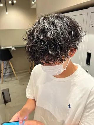 ミディアム ALLYS 中島史優のヘアスタイル