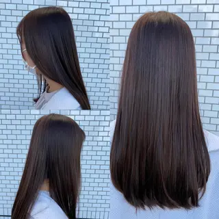 ロング カラー 堀 広夢のヘアスタイル