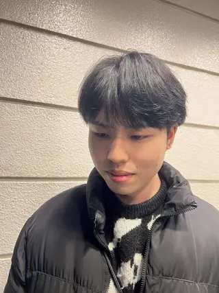 メンズ Ryosuke 癖毛の方大募集のヘアスタイル