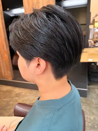 パーマ メンズ カラーモデル募集宗岡 省吾のヘアスタイル