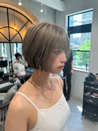 ショート 縮毛矯正/レイヤー taiga🧡のヘアスタイル