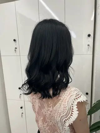 ミディアム カラー 🫧‪Ameri🫧 Emma ecoleのヘアスタイル