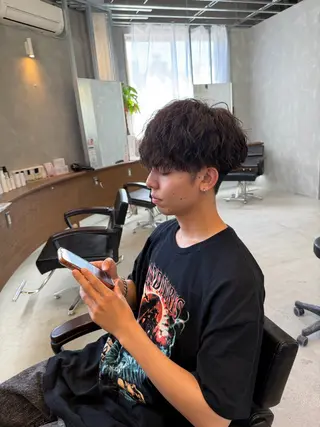 パーマ メンズ ✂︎SAITOU AKIRA✂︎のヘアスタイル