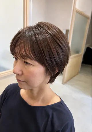 ショート カラー 久木原 ゆりのヘアスタイル