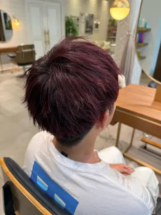 カラー メンズ 長谷川 紗羅のヘアスタイル