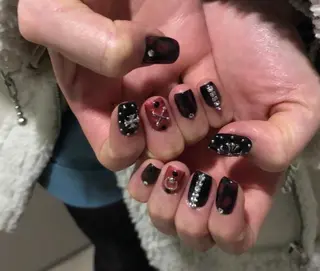 ネイル パラあり！フィルイン 美フォルムのネイルデザイン