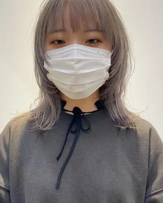 ミディアム 💫扱いやすい レイヤー/小林陸のヘアスタイル