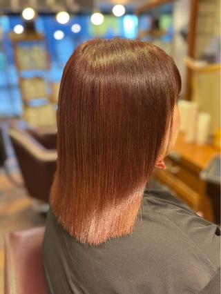 カラー ヤマダ トモナ 🍒🫧‪のヘアスタイル