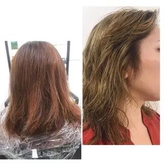 ミディアム HBLディプロマ所有 AZUSAのヘアスタイル