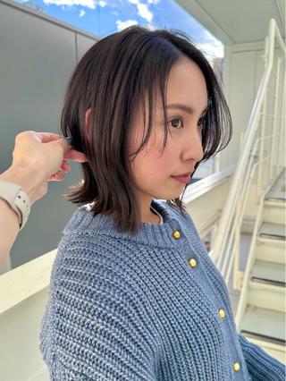 ショート カラー ERI/髪質改善矯正 newi町田のヘアスタイル