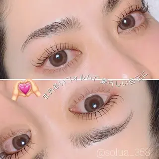 マツエク・マツパ solua Ayamiのマツエク・マツパデザイン