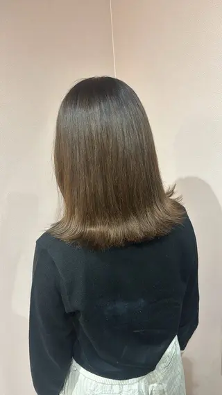 セミロング 🤍韓国ボブ /タッセルボブ🥣のヘアスタイル