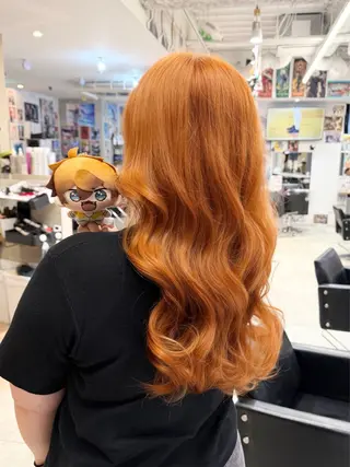 ロング 似合わせカット/ デザインカラー🦄のヘアスタイル