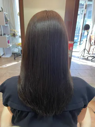 ロング ナチュラルヘア 神田一瑳のヘアスタイル
