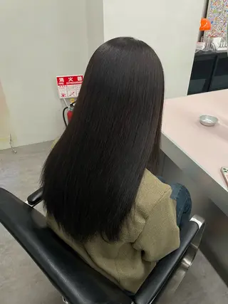 ロング 奥野JAPAN🌈 艶髪カラーのヘアスタイル