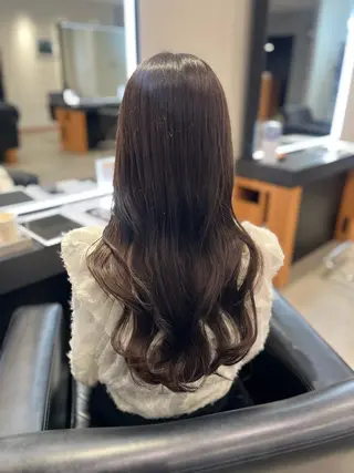 ロング 顔周りレイヤー 髪質改善 / AYUのヘアスタイル