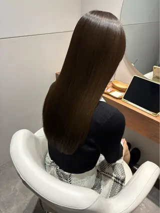 ロング 小倉/透明感カラー 🤍¦ゆうか🎀のヘアスタイル