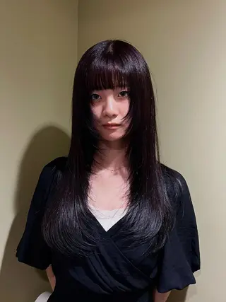 ロング カラー 栄カラー🐾 mihoのヘアスタイル