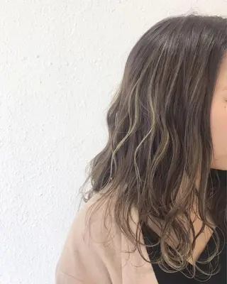 セミロング カラー 🟦横浜駅メンズパー マ｜小上馬淳司🟦のヘアスタイル