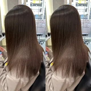 ロング 髪質改善🩵縮毛矯正 代々木/木下のヘアスタイル