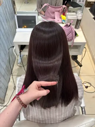 ロング カラー 🎀ゆい🎀 髪質改善カラー🎀のヘアスタイル