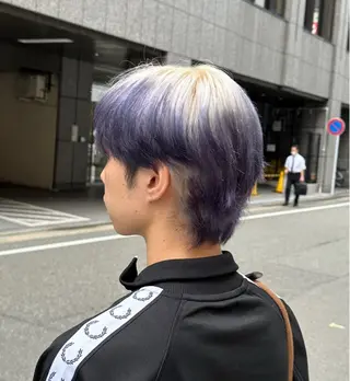 メンズ レイヤーカット×暖色 ★／博多／ayumiのヘアスタイル
