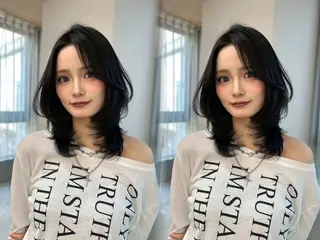 ミディアム 木串 楽人のヘアスタイル