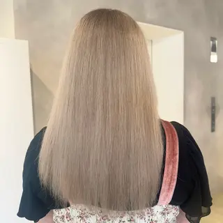 ロング カラー ハイトーン/うる艶 🤍カラー Mioのヘアスタイル