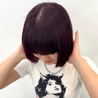 ショート カラー ヘアアレンジ 暖色/ショート/ボブ /hana🌸のヘアスタイル