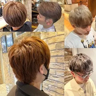 ショート カラー メンズ 似合わせスタイル 🌹mao🌹のヘアスタイル