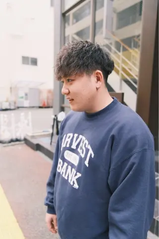 パーマ メンズ SALOWIN熊本 YUTOのヘアスタイル