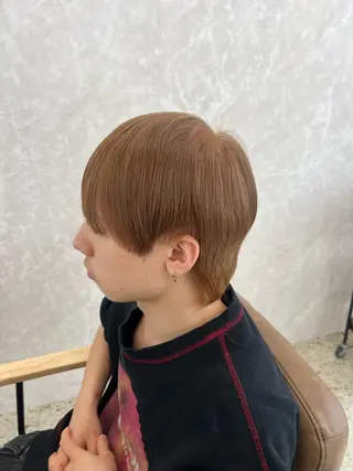 ショート カラー メンズ 近藤 叶大のヘアスタイル