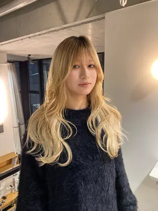 ロング kiyono moekaのヘアスタイル