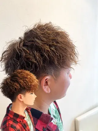 パーマ メンズ メンズパーマ特化型 美容師/荒井海音のヘアスタイル