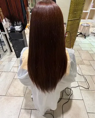カラー 西村 瑠菜のヘアスタイル