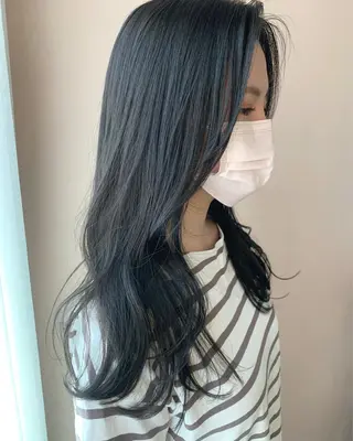 ロング カラー hubhair レイヤー/透明感のヘアスタイル