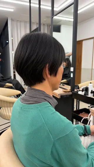ショート くろかわ まいのヘアスタイル