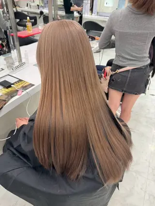 ロング カラー ヘアアレンジ 🧸ミルクティー特化 🧸MASAKIのヘアスタイル