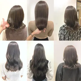 セミロング カラー ヘアアレンジ 韓国レイヤー/顔周り 美髪矯正 KAITOのヘアスタイル