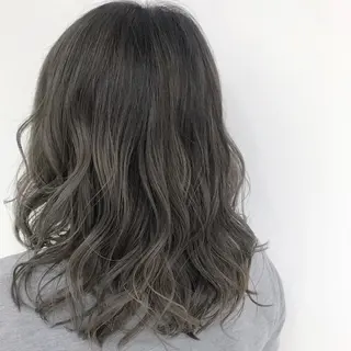 カラー ブリーチなし 暖色カラー/井上あいのヘアスタイル