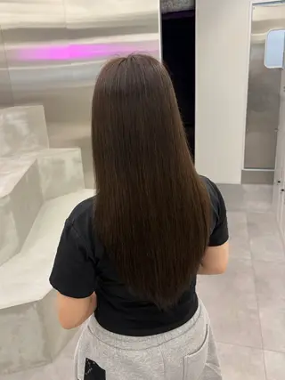 ロング カラー 🍀透明感ナチュラル カラー🍀じゅんのヘアスタイル