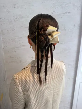 ヘアアレンジ はやしほのか| ヘアセット×カラーのヘアスタイル
