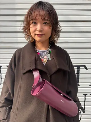 ミディアム 大西 柚羽のヘアスタイル