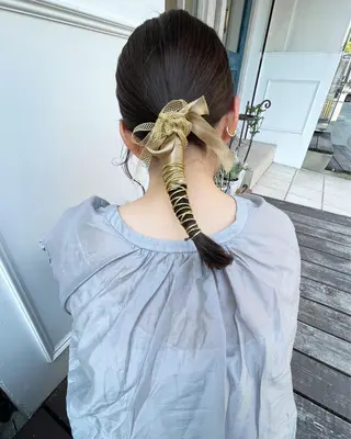 ミディアム カラー ヘアアレンジ 🙃 透明感カラー/ボブのヘアスタイル
