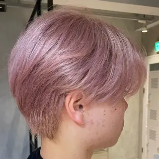 カラー メンズ ひなた/elima 調布/暖色カラーのヘアスタイル