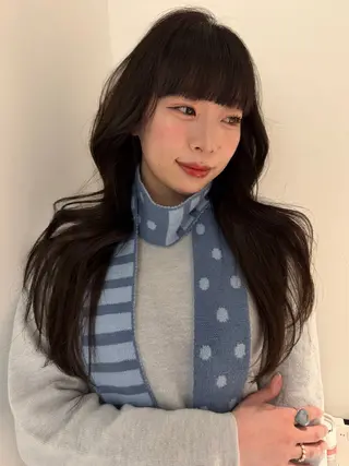ロング 蘭々/レイヤーカット /ナチュラルヘアのヘアスタイル